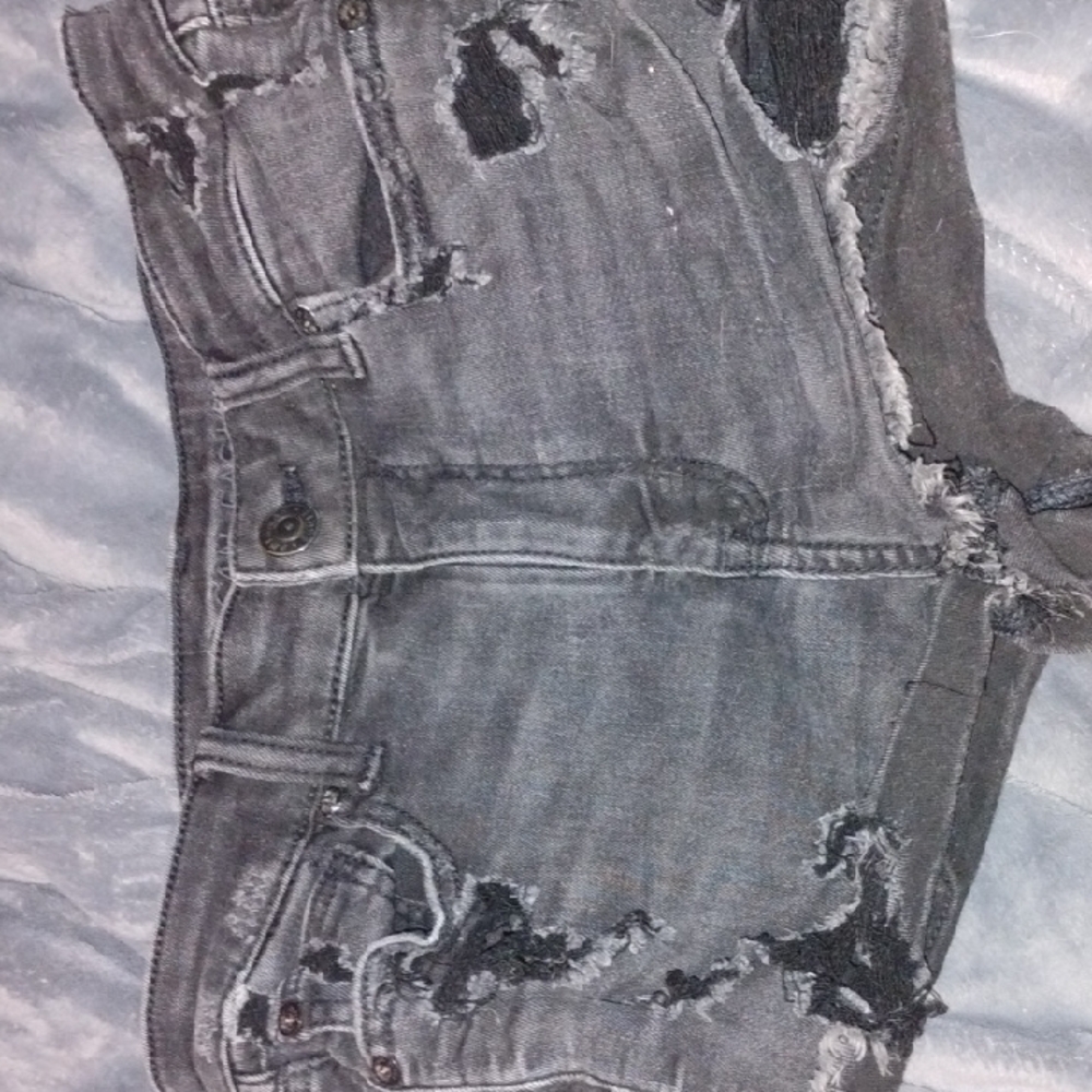 American Eagle Outfitters Charcoal Denim Shorts